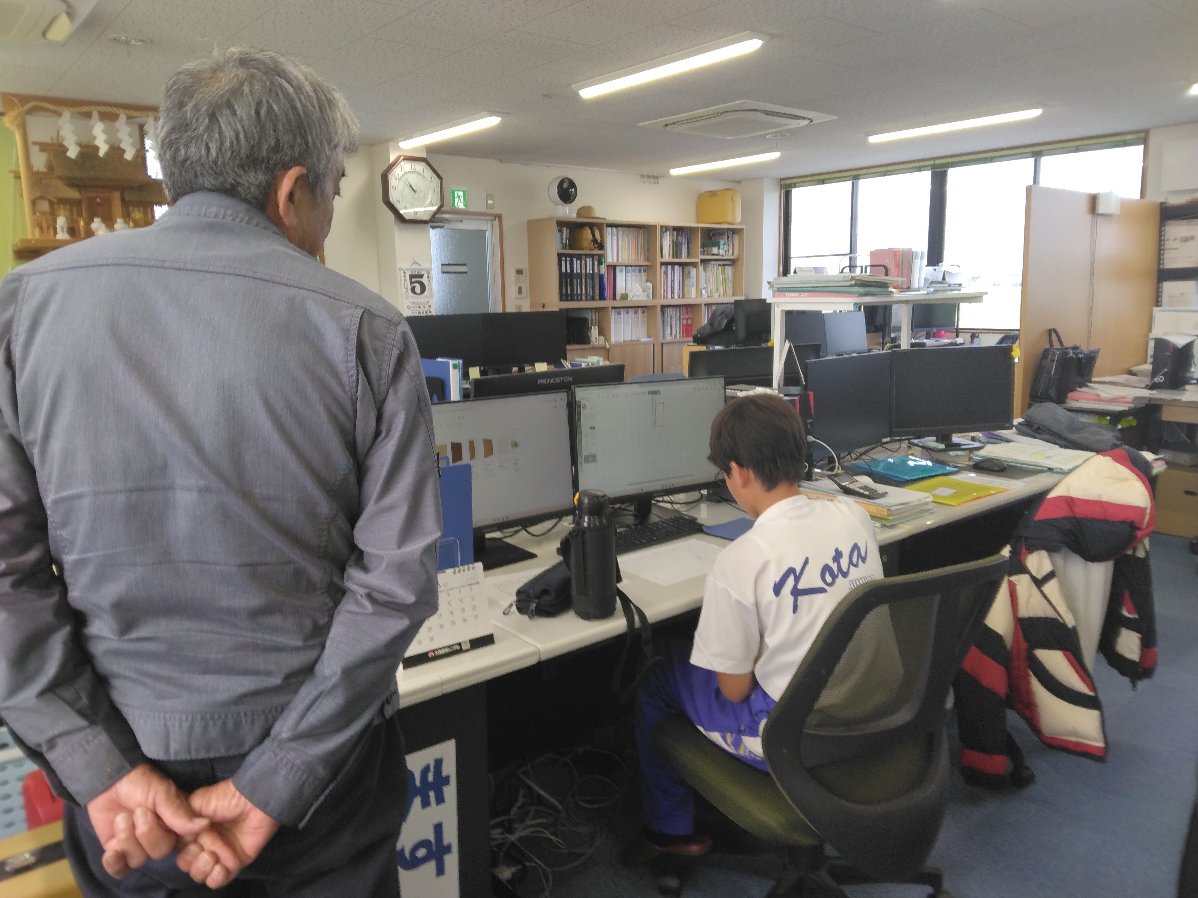 中学生の職場体験2日目☆