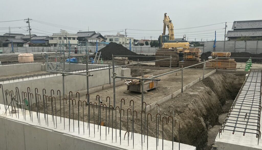 矢作産業(打設完了)